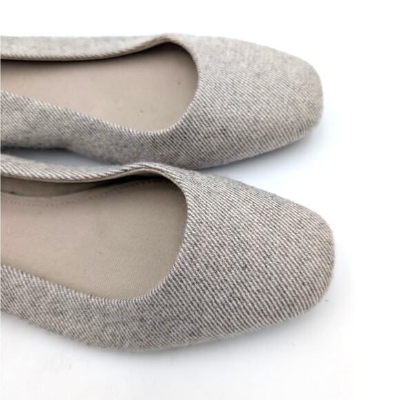 Toms Briella Shimmer Twill Slip-On Ballet Flats Women's Natural Size US8 EU38.5 - Picture 8 of 10